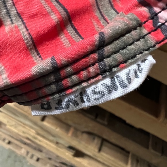 Quicksilver board shirts , sz 36. Hawaiian motif. Persimmon color - Picture 4 of 10